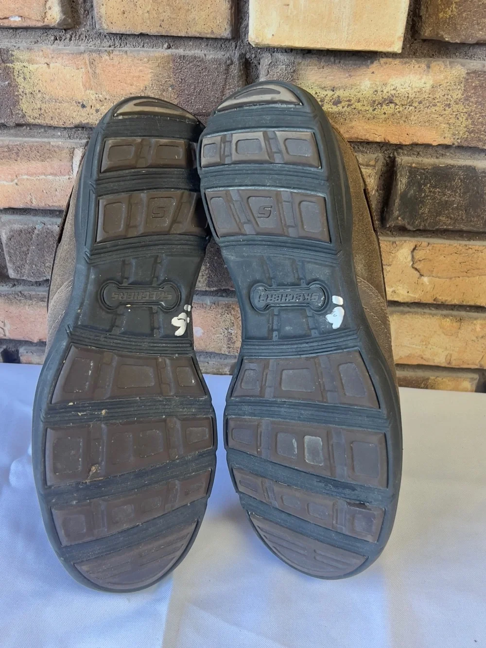 Skechers Men's Brown Suede Slip-On Loafers